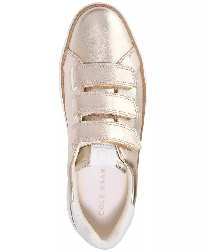 Женские кроссовки Grandpro Topspin Triple Strap Cole Haan, золотой — фото 4