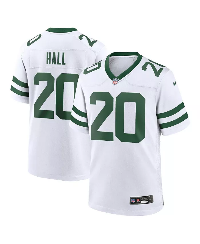 

Футболка Nike Breece Hall Legacy New York Jets для мужчин Fanatics, белый