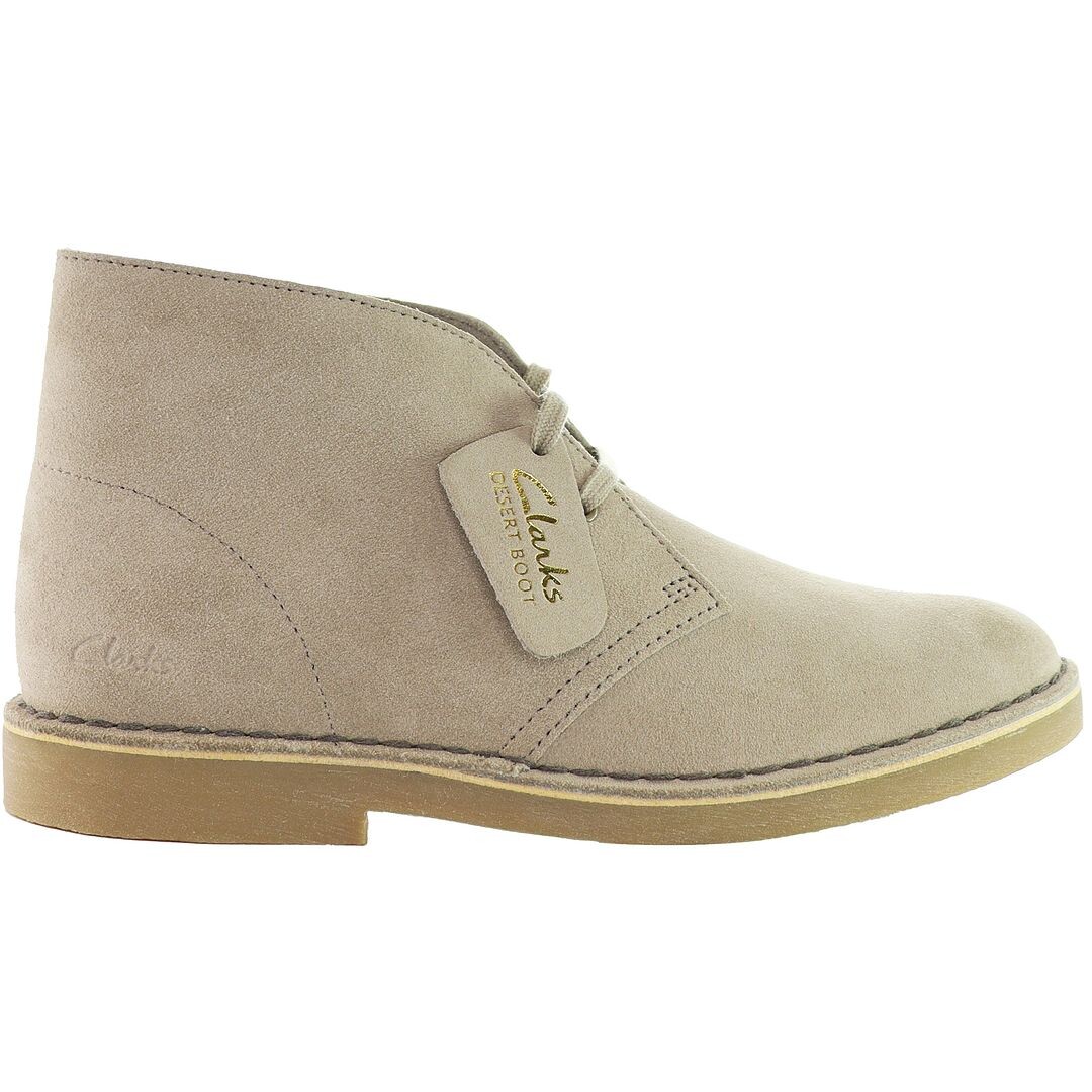 Женские ботинки Clarks из замши, коричневый