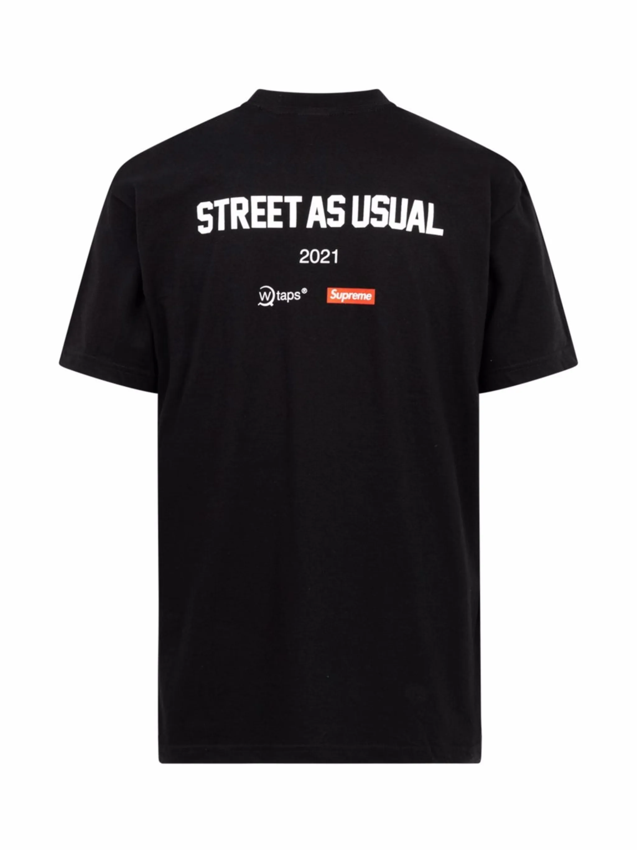 Футболка Sicem из коллаборации с WTAPS Supreme, черный — фото 2