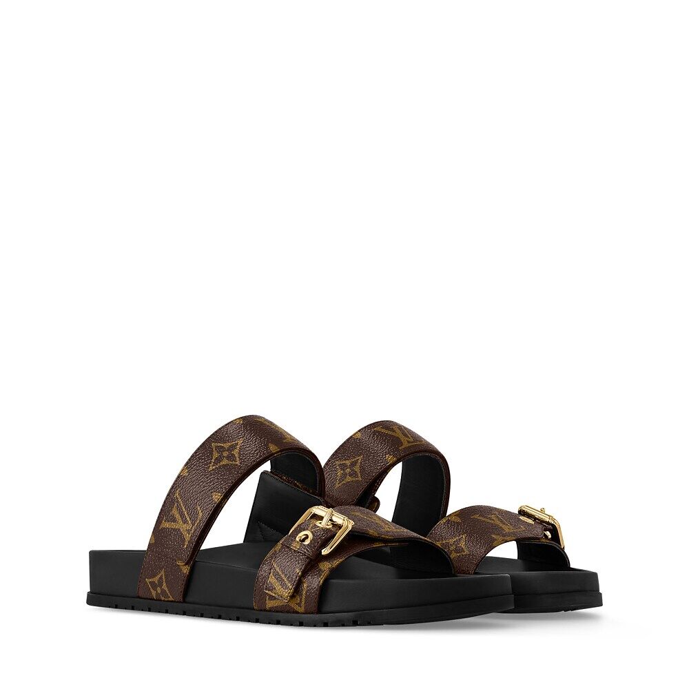 Мюли Bom Dia Flat Comfort Louis Vuitton, коричневый