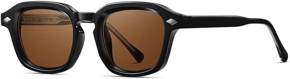 

Ретро-модные панк-винтажные солнцезащитные очки для женщин, классические винтажные солнцезащитные очки с защитой от УФ-излучения UV400 для использования на открытом воздухе SZVVBKK, Black Brown