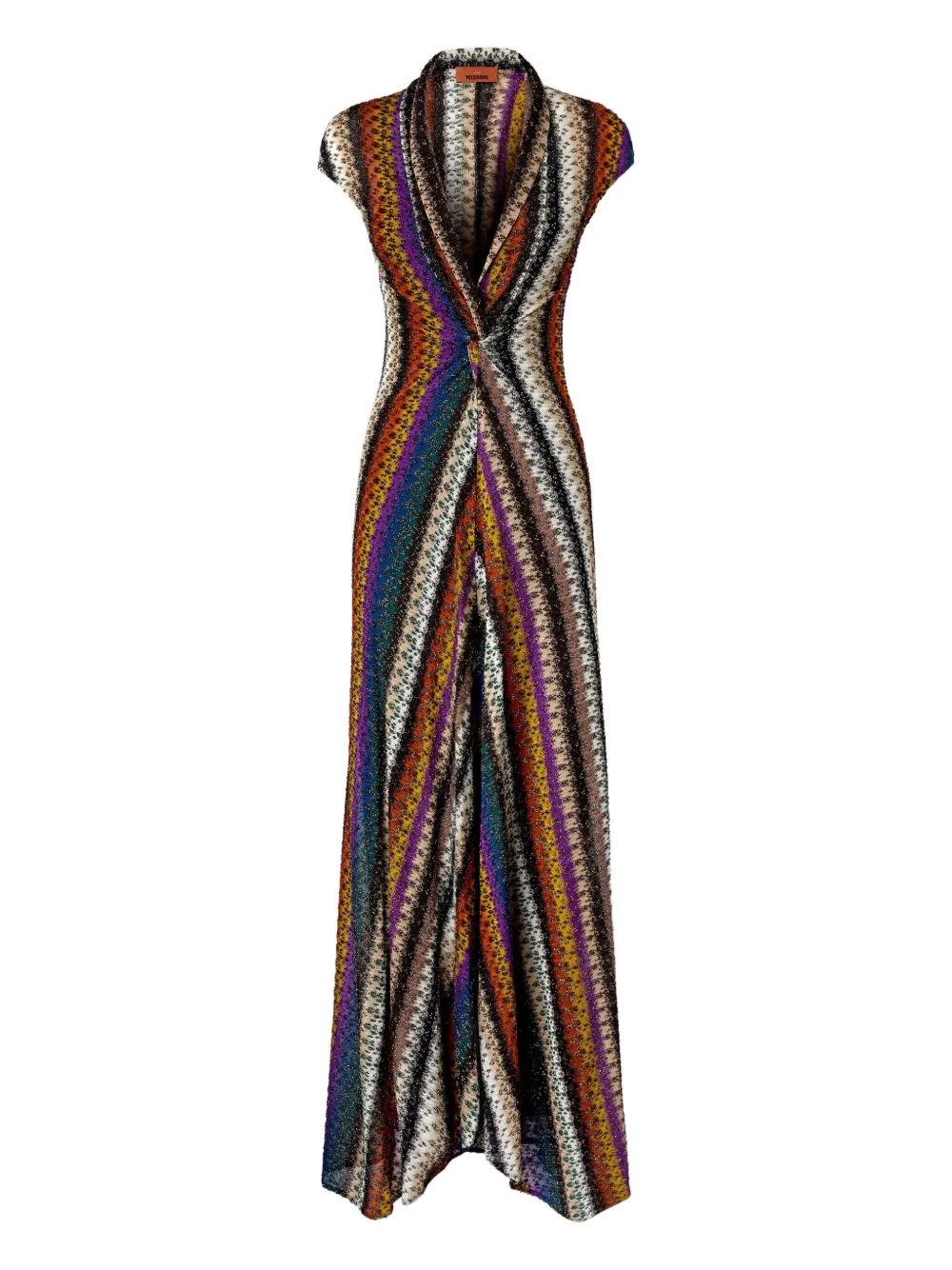 

Платье макси в полоску Missoni, мультиколор