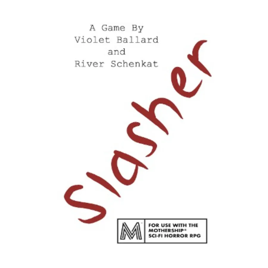 

Slasher, Role Playing Games (RV Games), мягкая обложка