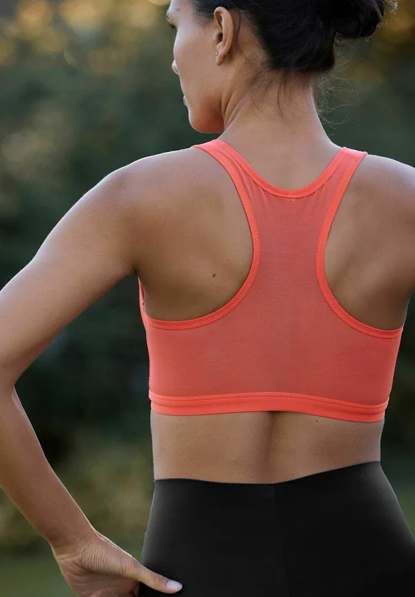 Спортивный бюстгальтер active sports impact dry tech с застежкой-молнией спереди и высокой степенью поддержки. Next, Coral Pink — фото 2