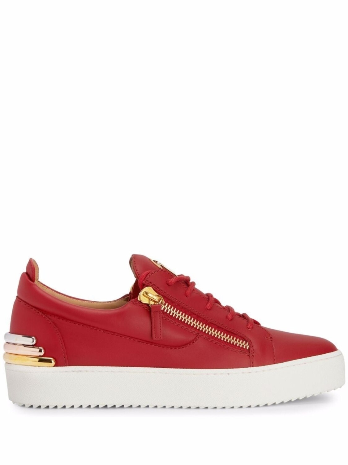 

Giuseppe Zanotti кеды Frankie с молниями, красный