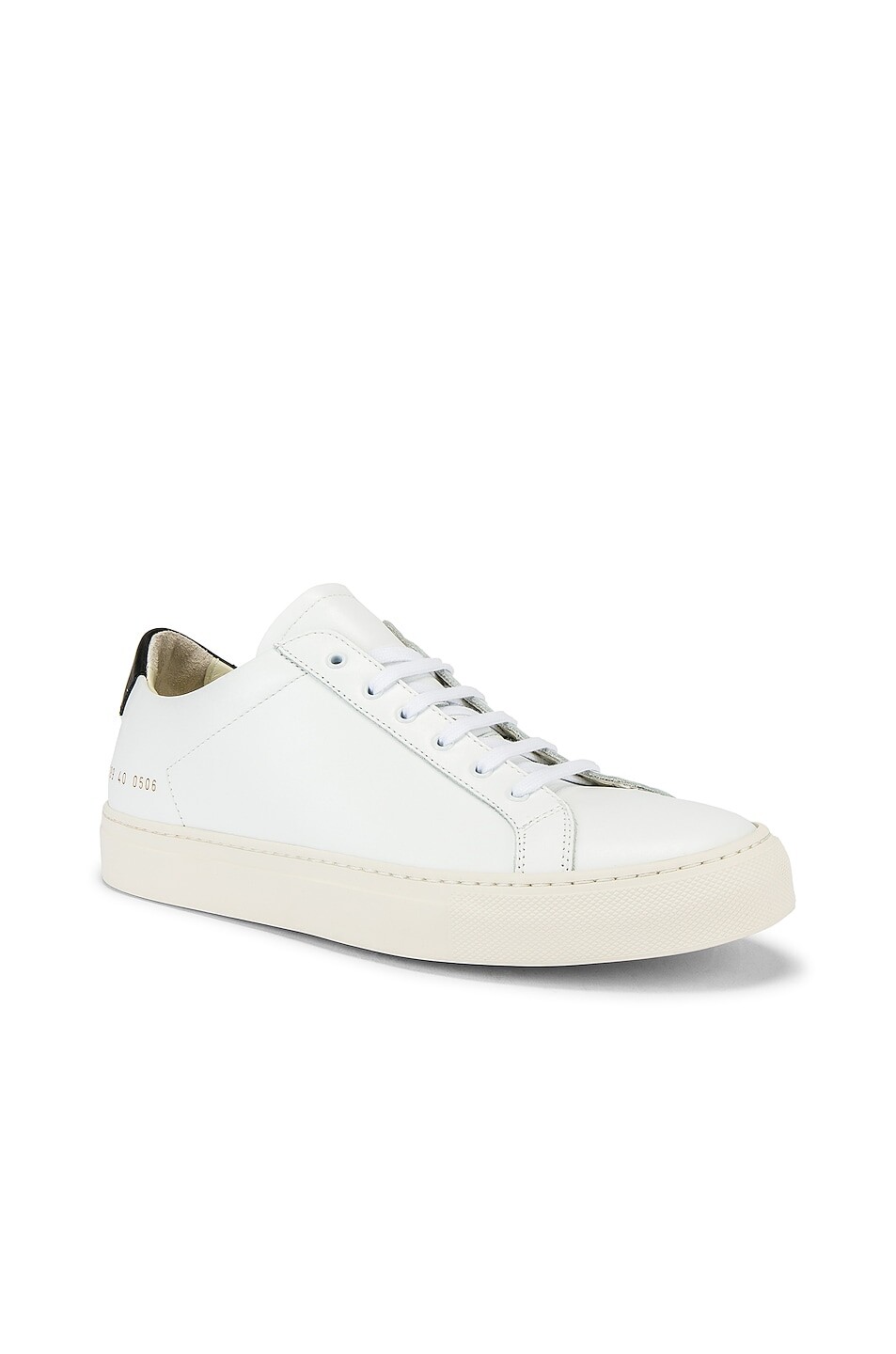 

Кроссовки мужские Leather Achilles Retro Low Common Projects, белый/черный