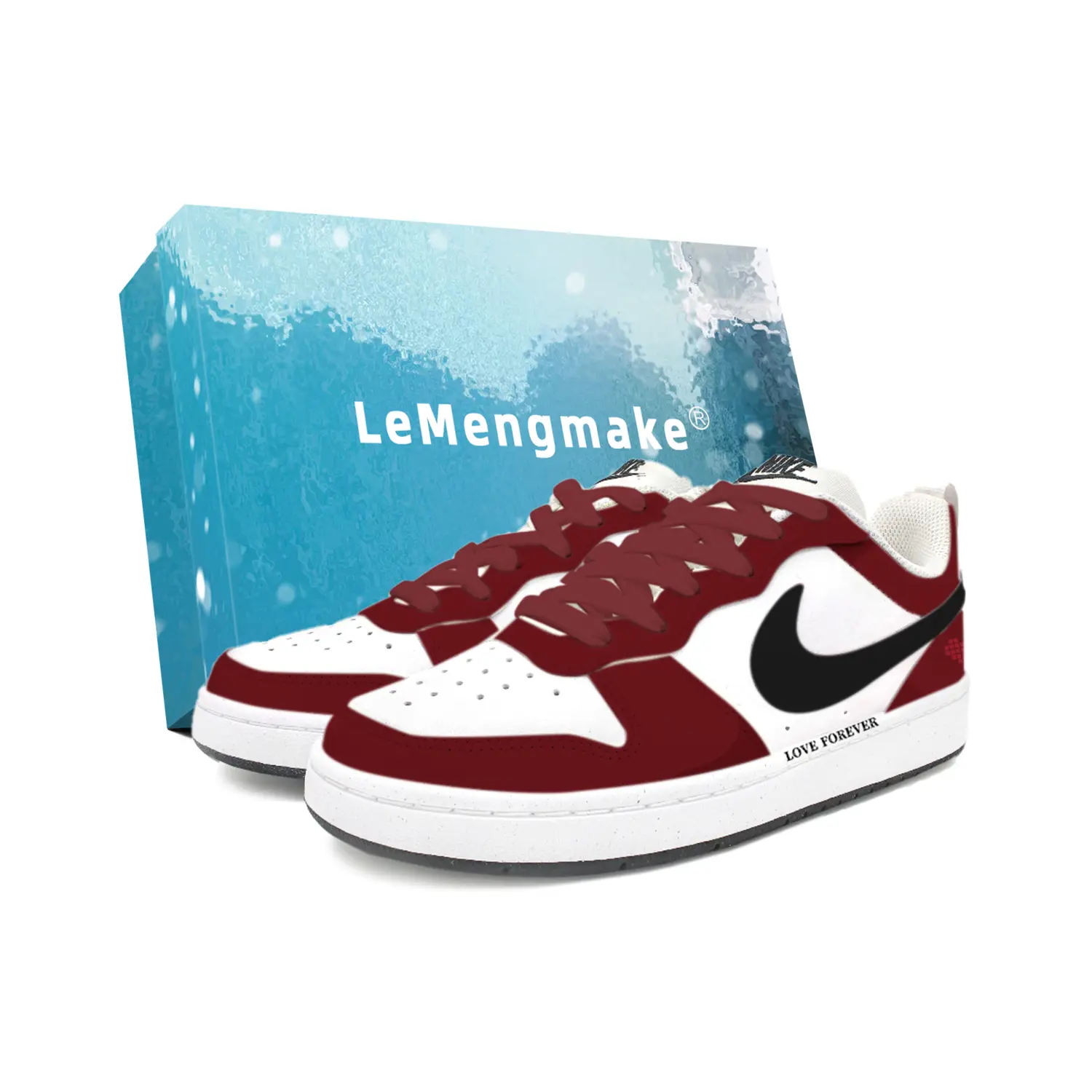 

Nike Court Borough Gothic Silk дышащие низкие детские скейтбордские кроссовки white