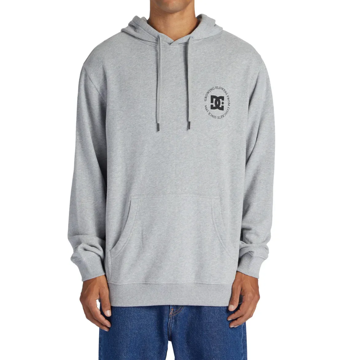 

Толстовка с капюшоном DC Shoes "Concrete", цвет Heather Grey