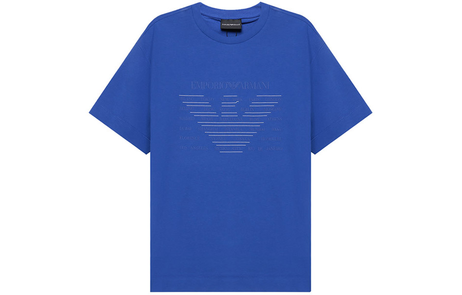

Футболка мужская бирюзовая EMPORIO ARMANI
