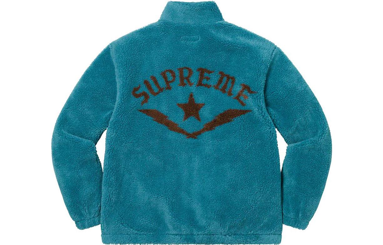

Supreme Звездная флисовая куртка, Blue Green