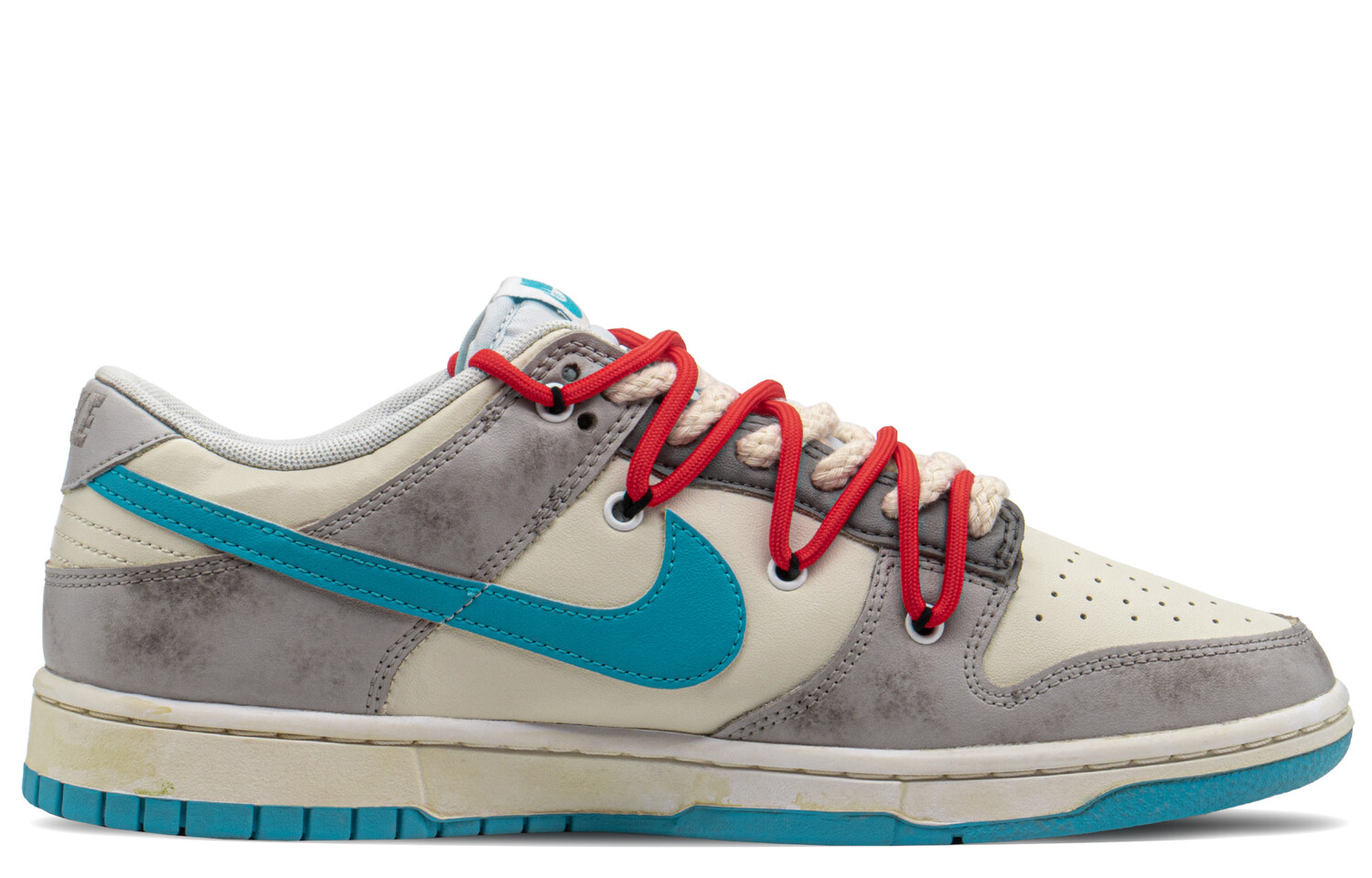 

Кроссовки Nike Dunk Skateboard Shoes Men Low-Top Gray Blue