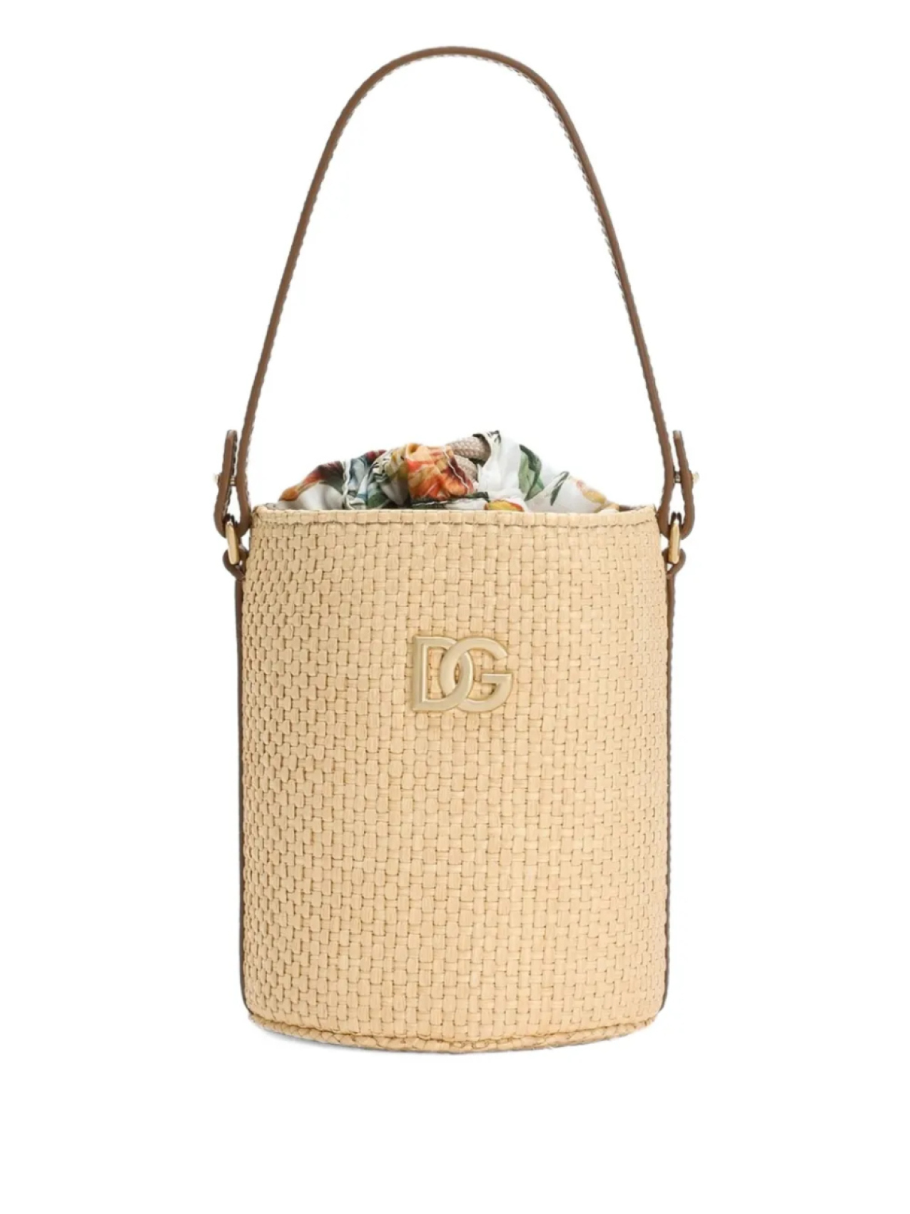 

Dolce & Gabbana Kids плетеная сумка-ведро, нейтральный