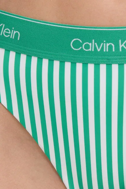 Купальник раздельный бразилиана Calvin Klein, зеленый — фото 4