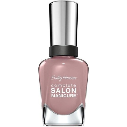 

Полный салонный маникюр, цвет ногтей лиловый, вдоль, Sally Hansen