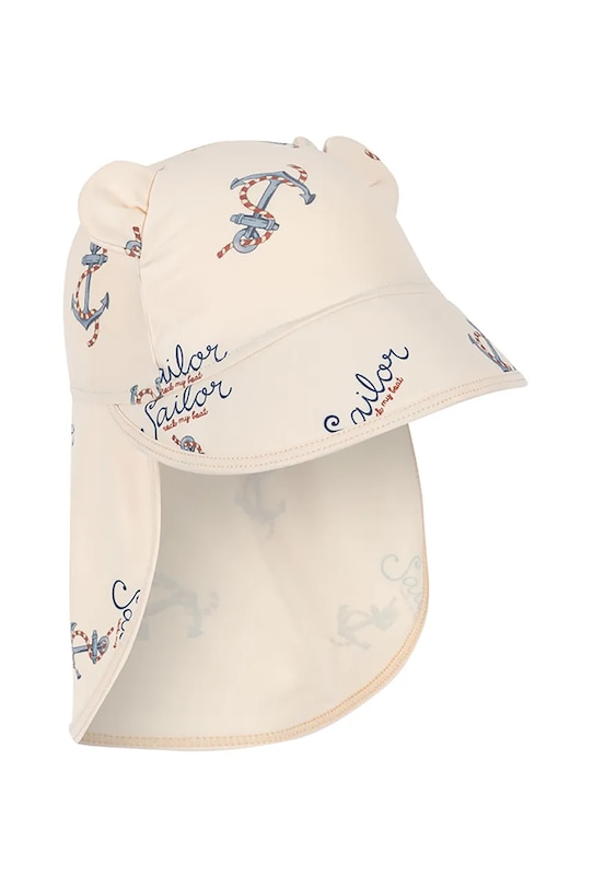 

Детская кепка с козырьком Aster Bear Swim Hat Grs Konges Sløjd, бежевый