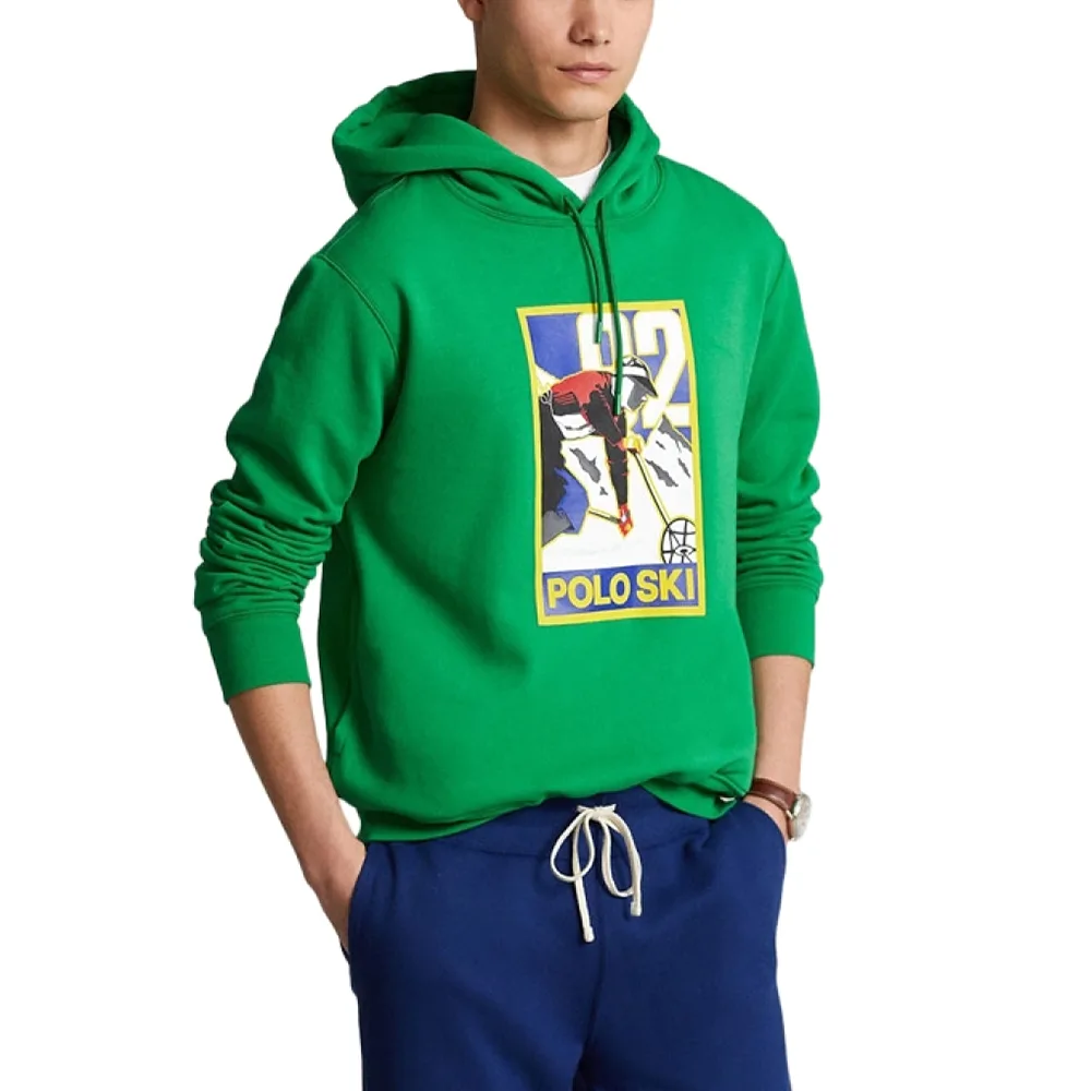 Polo Ralph Lauren Толстовка мужская зеленая — фото 4