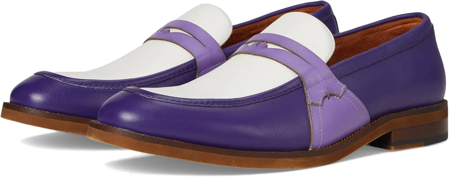 Мужские тапочки-слипоны Stacy Adams Prichard Penny, Purple Multi