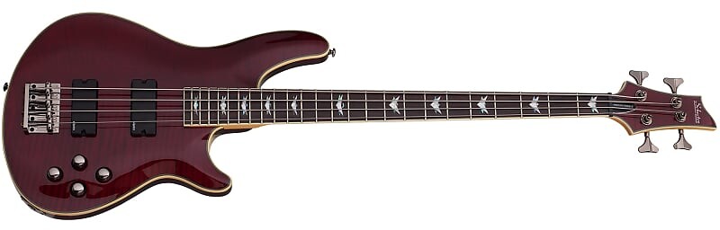 

Басс гитара Schecter Omen Extreme-4 4-String Bass Guitar, Black Cherry