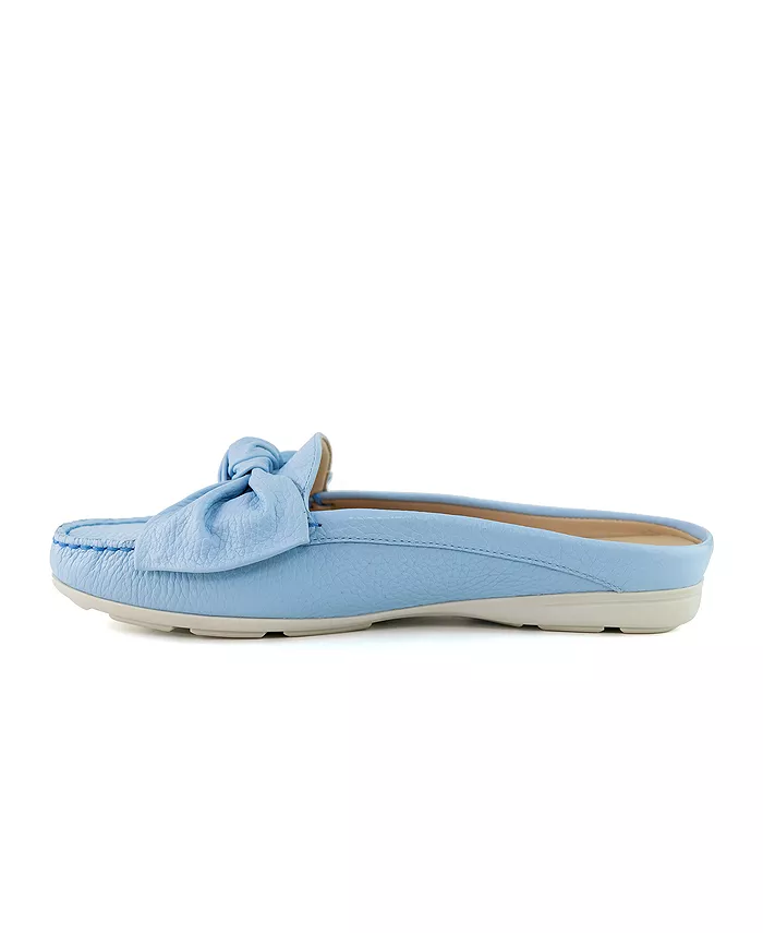 Женские мюли Diane St Slip On Comfort Bow Marc Joseph New York, синий — фото 4