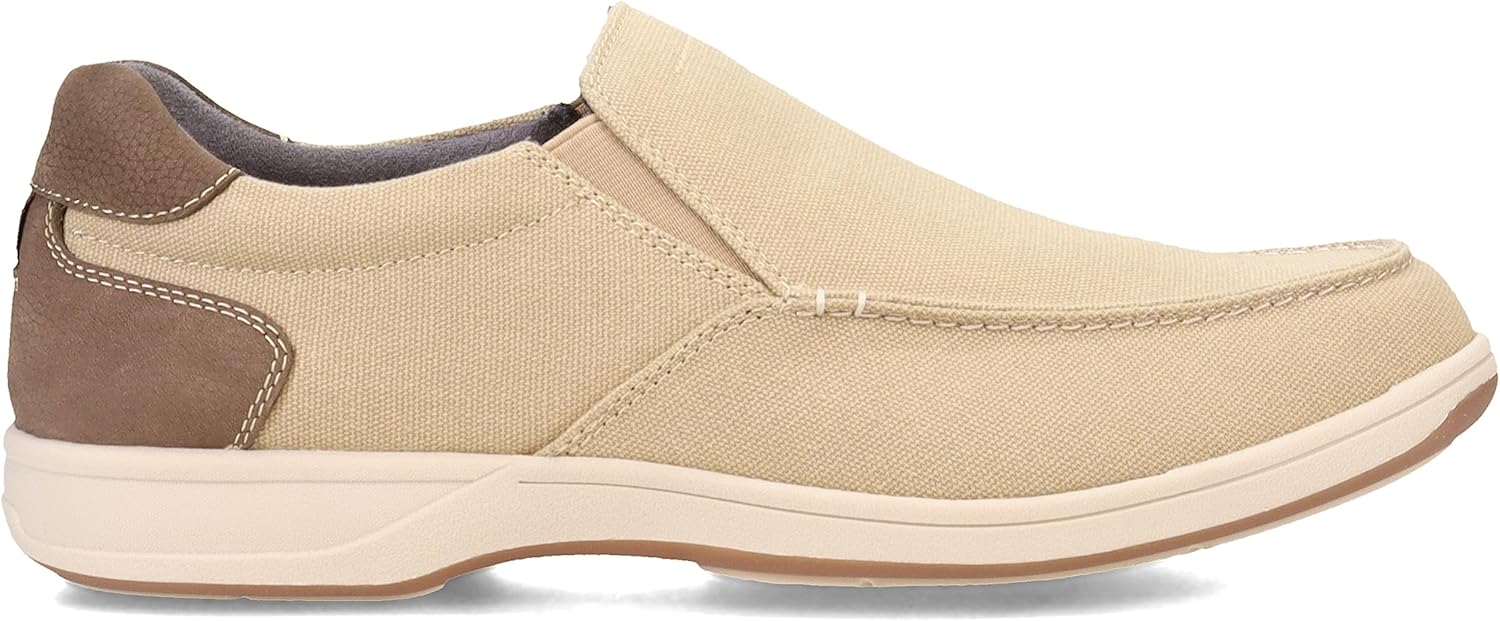 Мужские мокасины Florsheim, Lakeside из холщовой ткани, песочный — фото 2