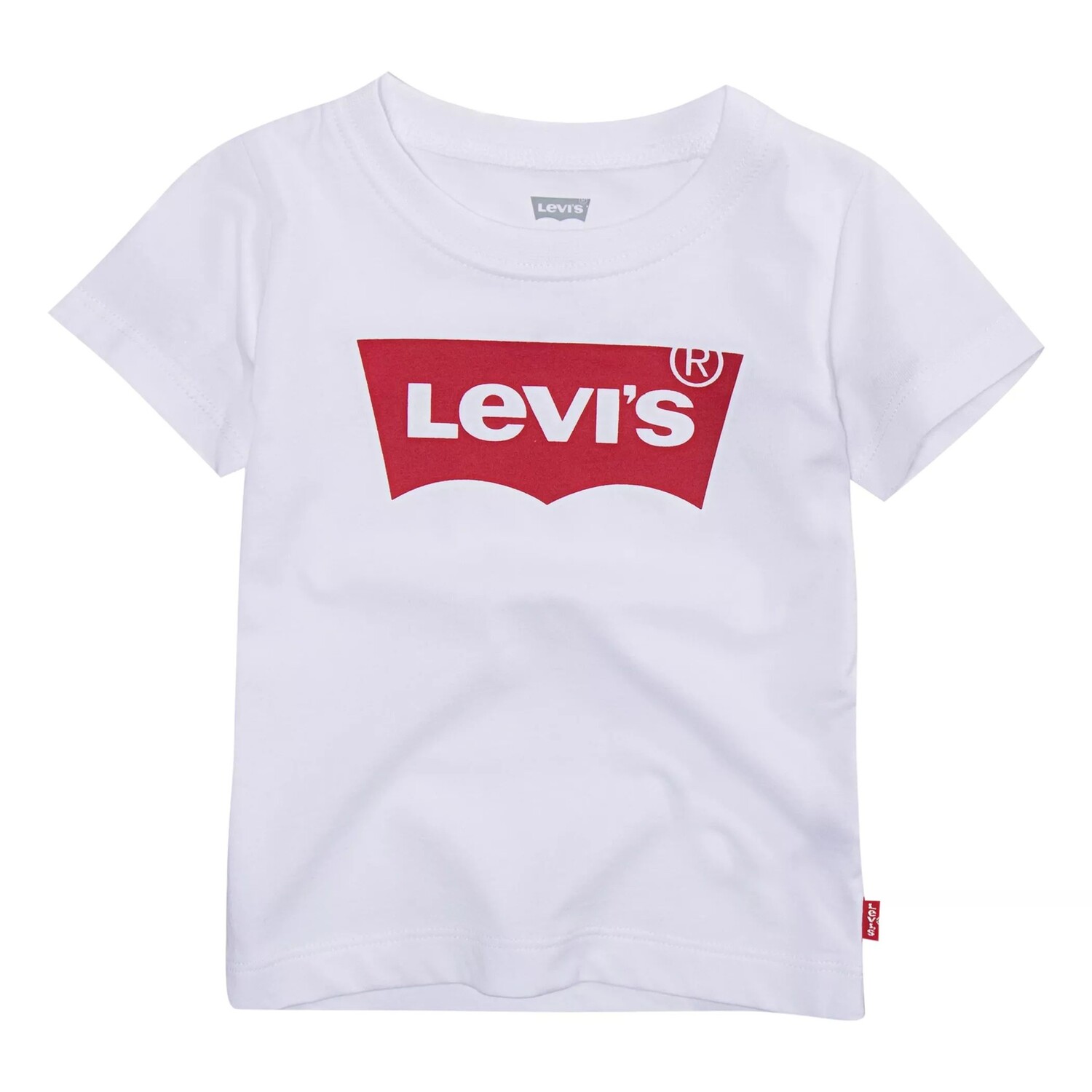 Футболка с логотипом Levi's для маленьких мальчиков и рисунком «летучая мышь» Levi's, белый — фото 4