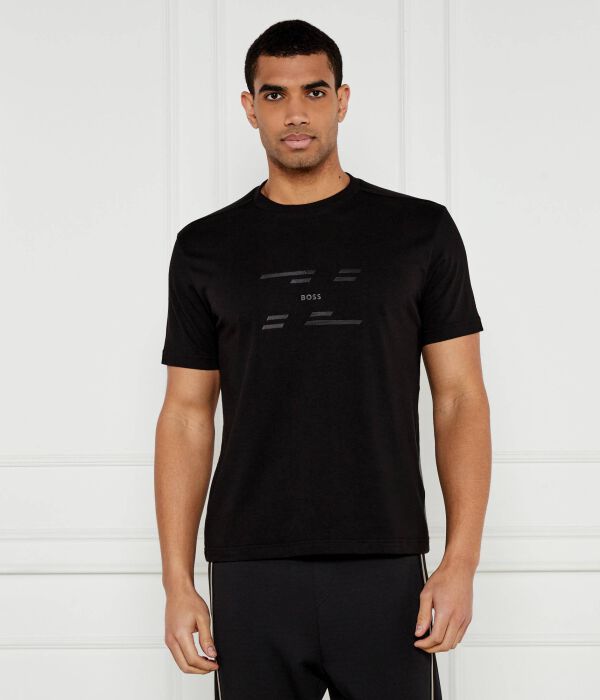 

Футболка с лентой hj Regular fit Boss Green, черный