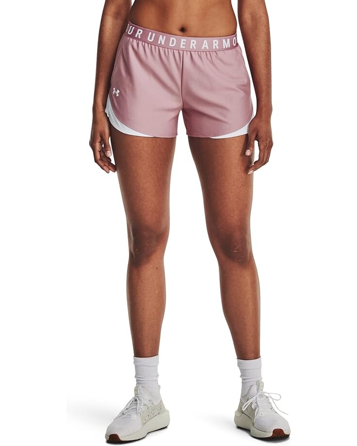 

Шорты Under Armour Play Up 3.0, цвет Pink Elixir/White/White