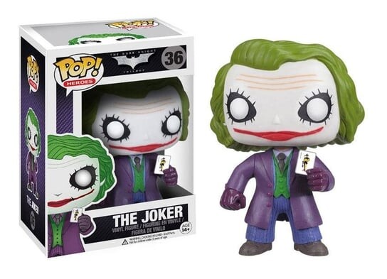 

Funko POP! Герои, коллекционная фигурка, Бэтмен, Джокер, 36 лет