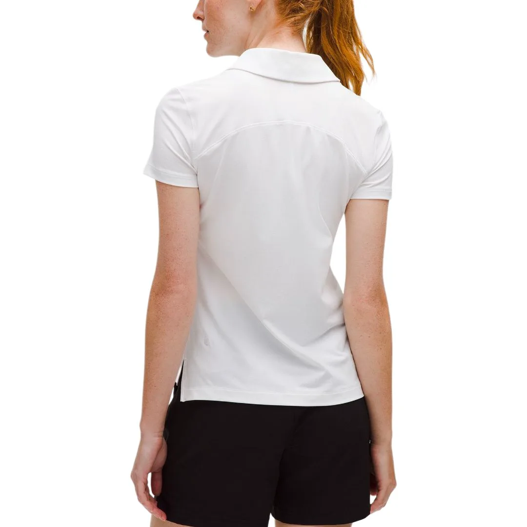 

Футболка-поло женская с воротником-поло Lululemon, oak коричневый/shok