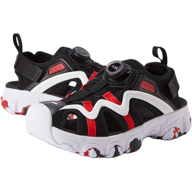 FILA KIDS Износостойкие детские сандалии Low Top Black Kids' — фото 4