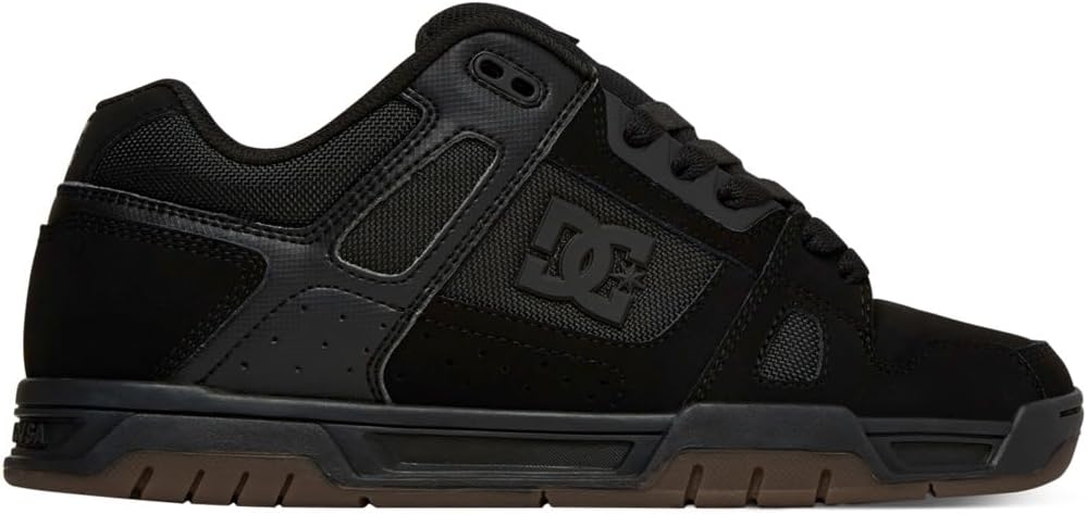 Мужские кеды DC Stag низкие для скейта Dc Shoes, черный — фото 2