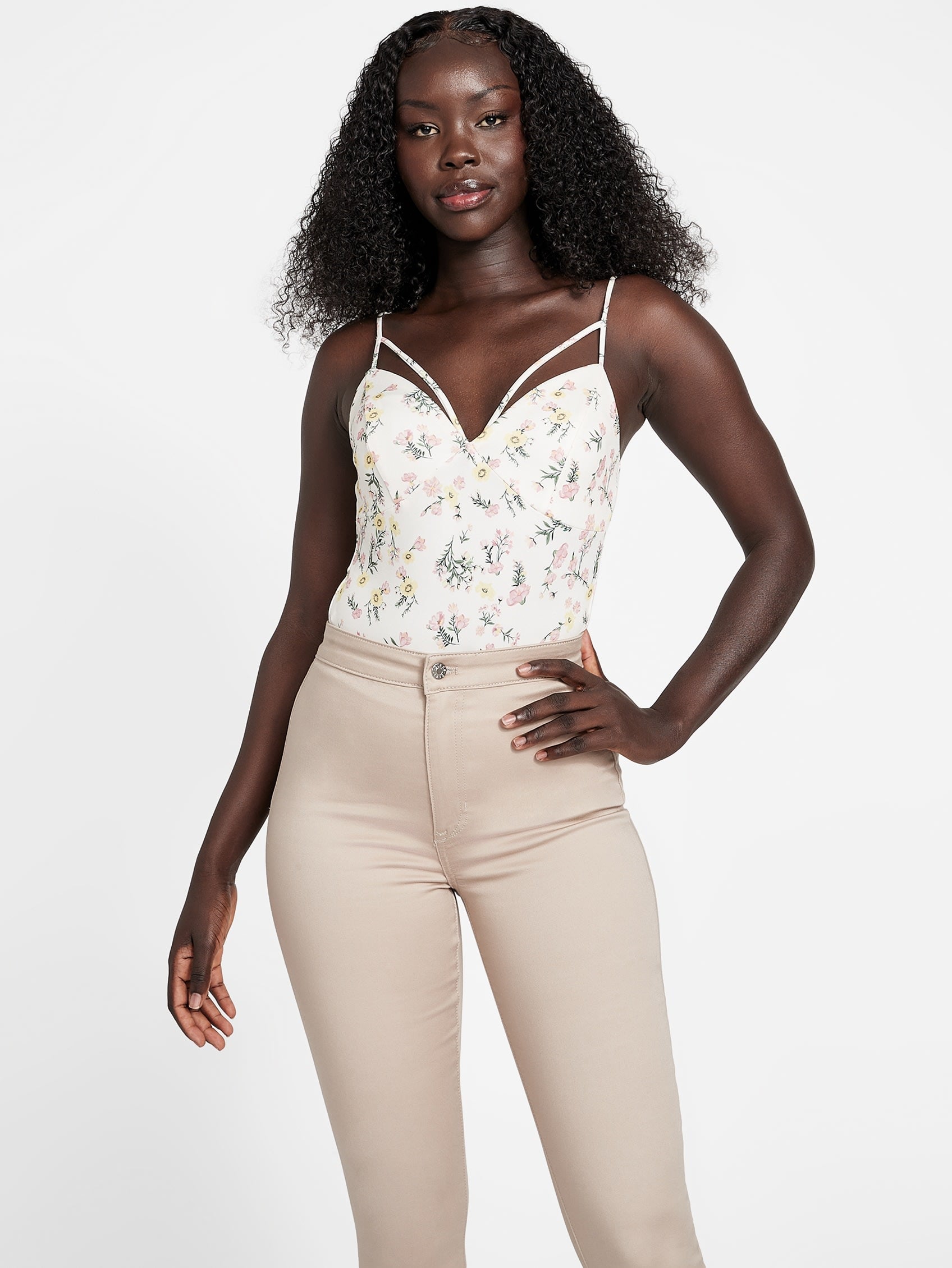 

Боди Kenzy Knit Guess Factory, цвет timeless travel
