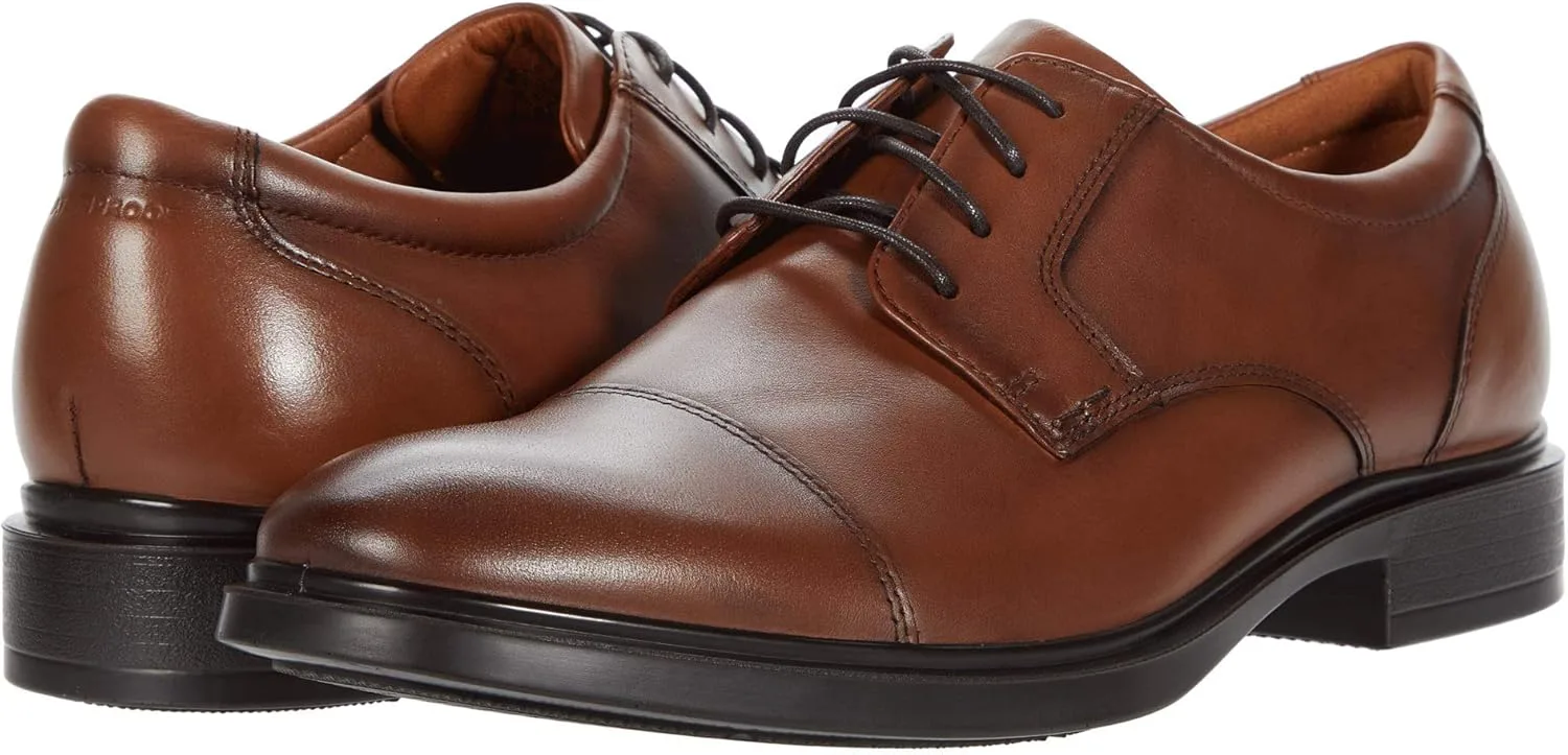 Мужские водонепроницаемые оксфорды Florsheim Forecast с усиленной конструкцией, коньячный — фото 2