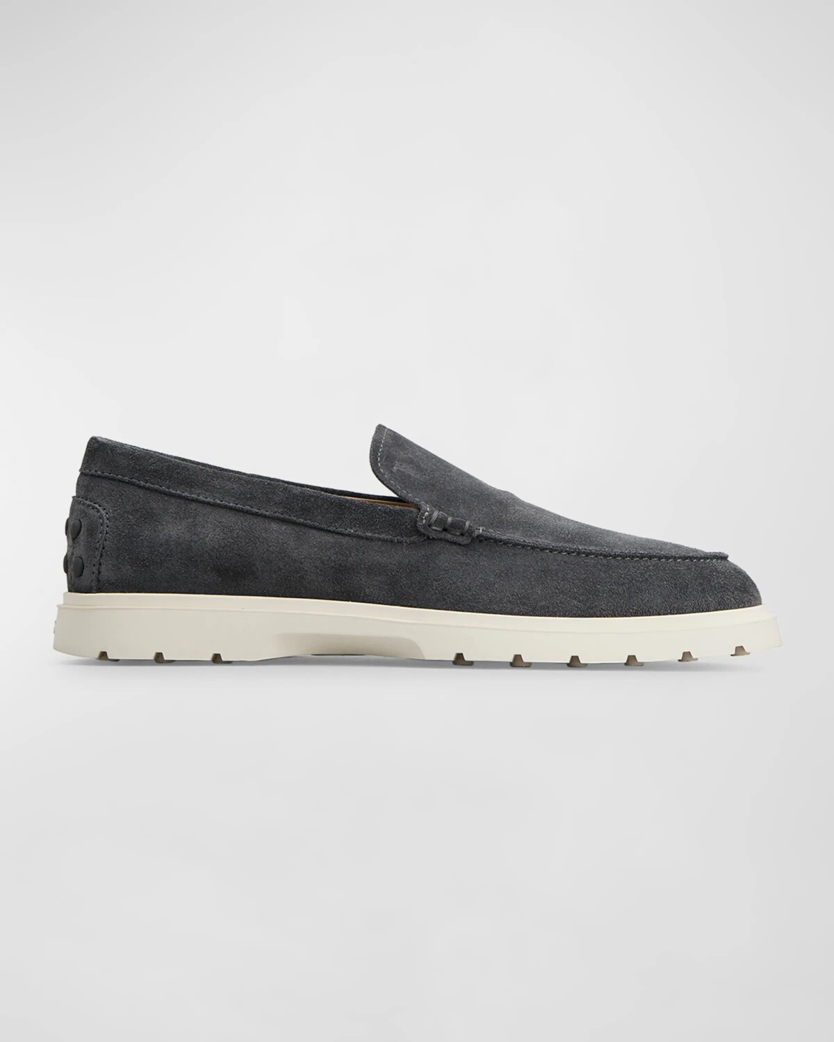

Мужские замшевые лоферы-пенни Tod's, цвет Dark Grey