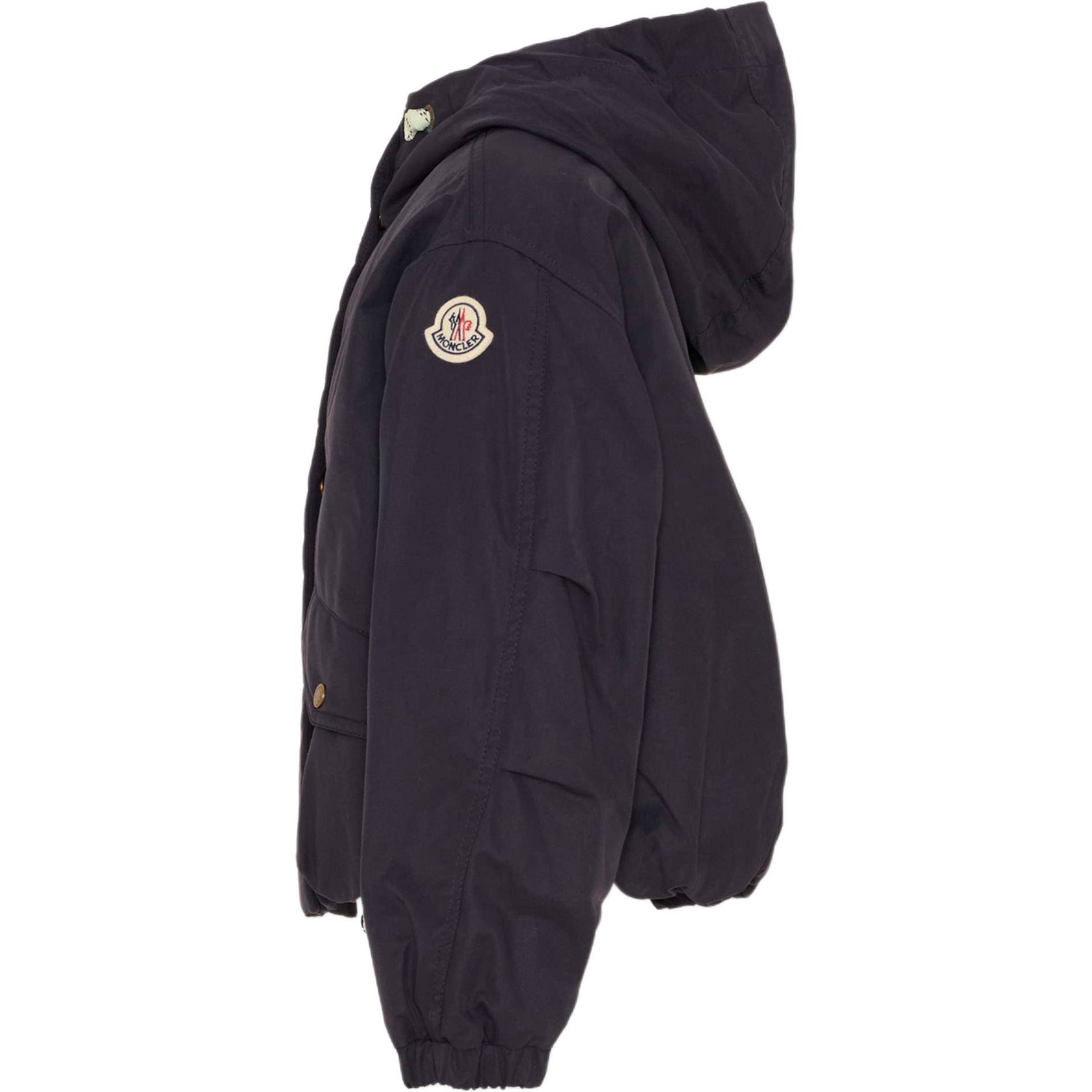 Детская куртка с капюшоном Moderate Moncler, синий — фото 4