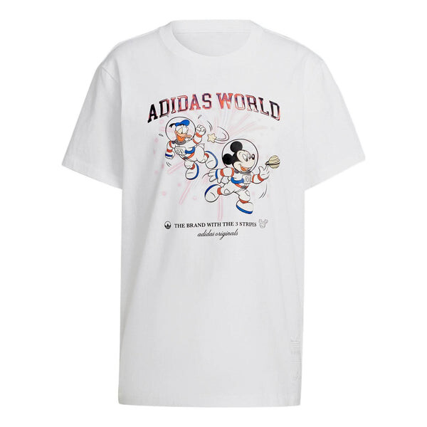

Футболка с рисунком Диснея Adidas, белый