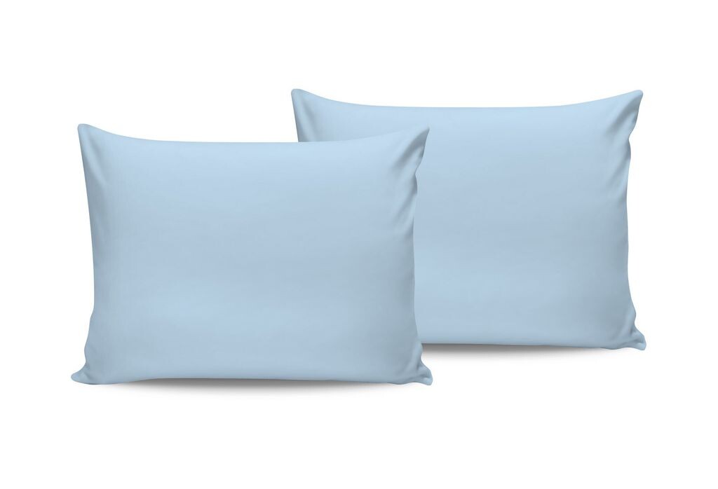 

L'Essentiel Linge de Maison, De Blue, Набор атласных наволочек (2 шт.) (EU) (IT), синий, 100 % хлопковый сатин, 50 x 80 см