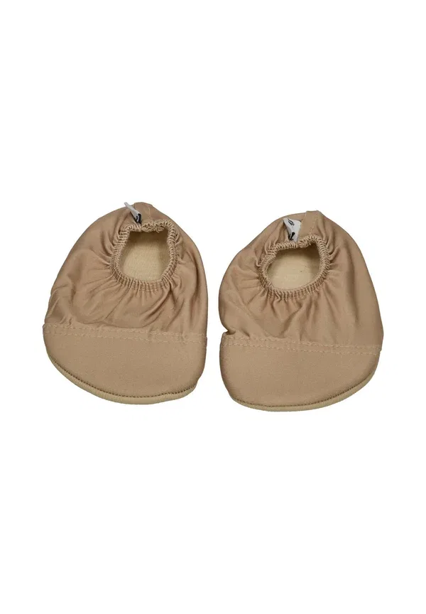 Детские домашние тапочки Kinder hausschuhe badeschuhe hellbeige slippers Slipstop, песочный — фото 2
