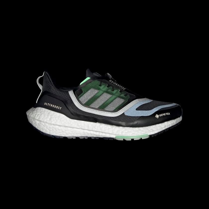 Мужские беговые кроссовки adidas Ultraboost 21 с Gore-Tex, белый/зеленый — фото 3