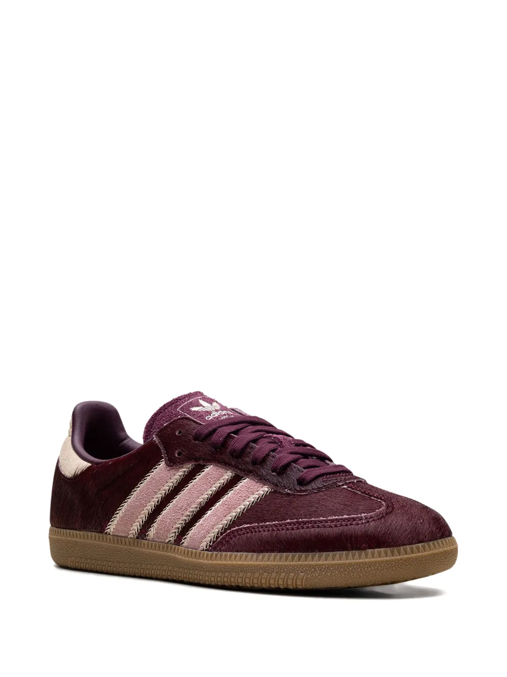 Кроссовки Samba OG Maroon/Sand Strata/Pony Adidas, красный — фото 2