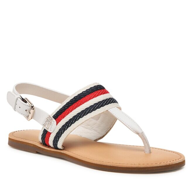 

Сандалии Tommy Hilfiger FlatSandal Corporate, экрю