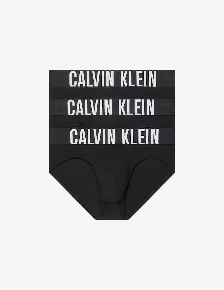 

Трусы на бедрах, 3 шт Calvin Klein, черный
