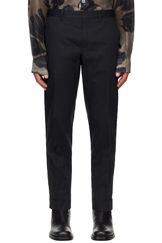 

Черные брюки с манжетами Dries Van Noten