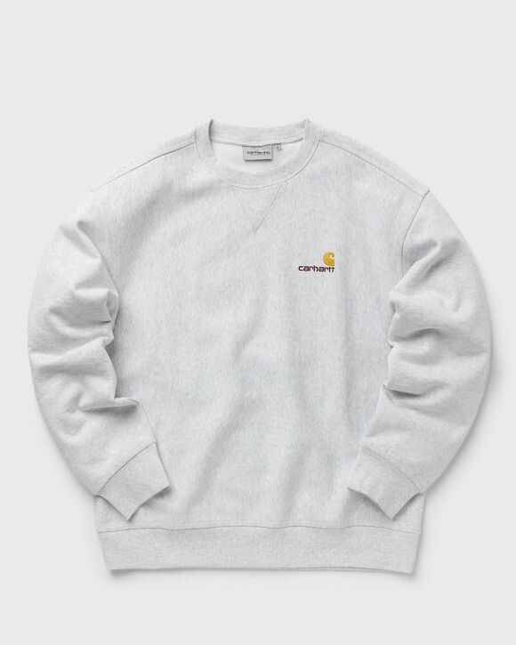 

Толстовка Carhartt Wip American Script Sweatshirt, цвет ash heather