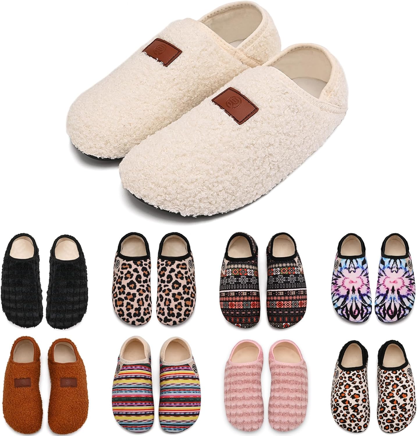 

Домашние тапочки-носки, пушистые, для женщин и мужчин, легкие, теплые, уютные, для дома, спальни, путешествий, йоги Lzkhw, белый