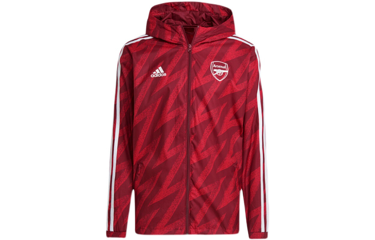 

Куртка Arsenal мужская темно-красная Adidas, темно-красный