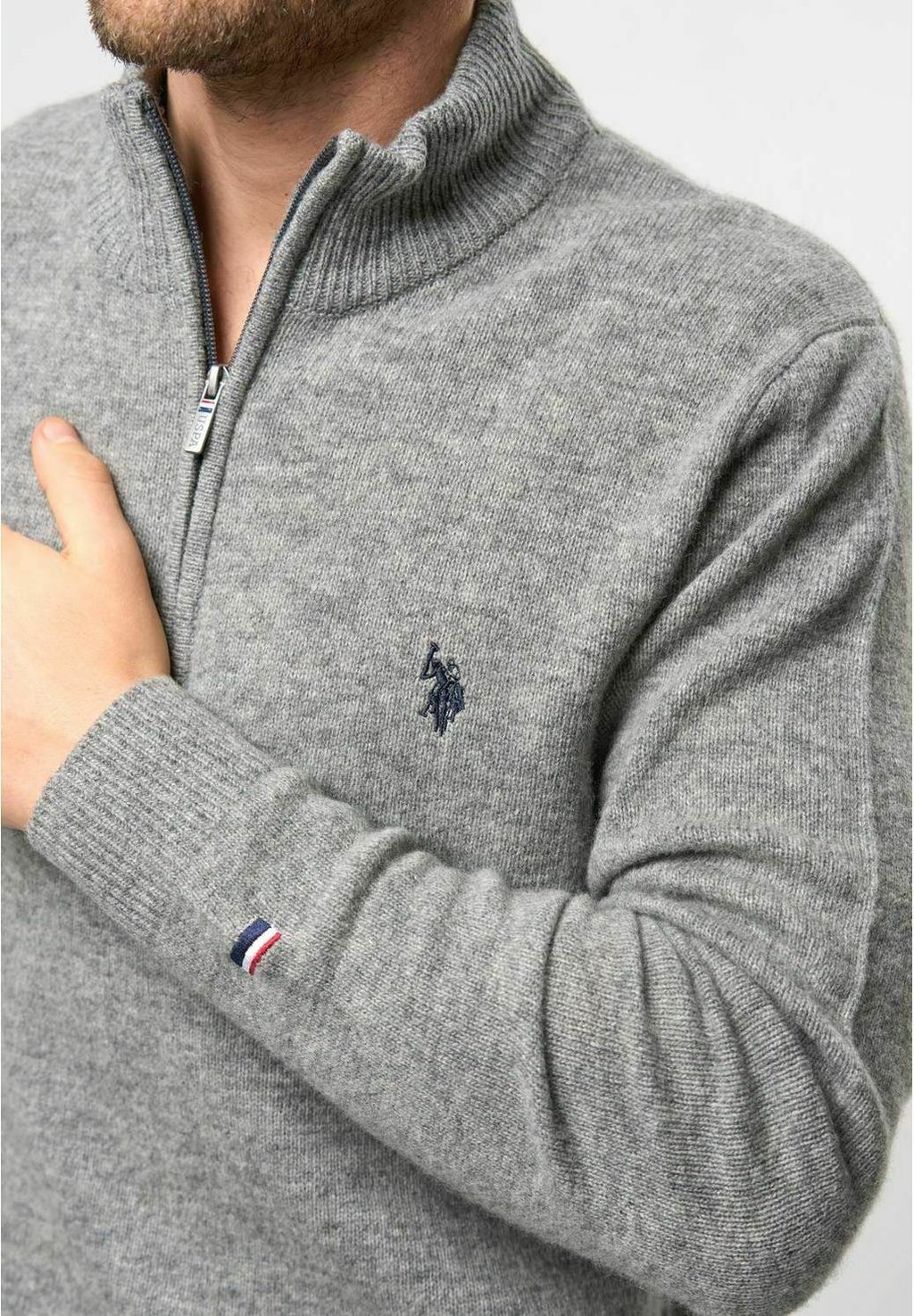 

Джемпер KEVIN U.S. Polo Assn., серый