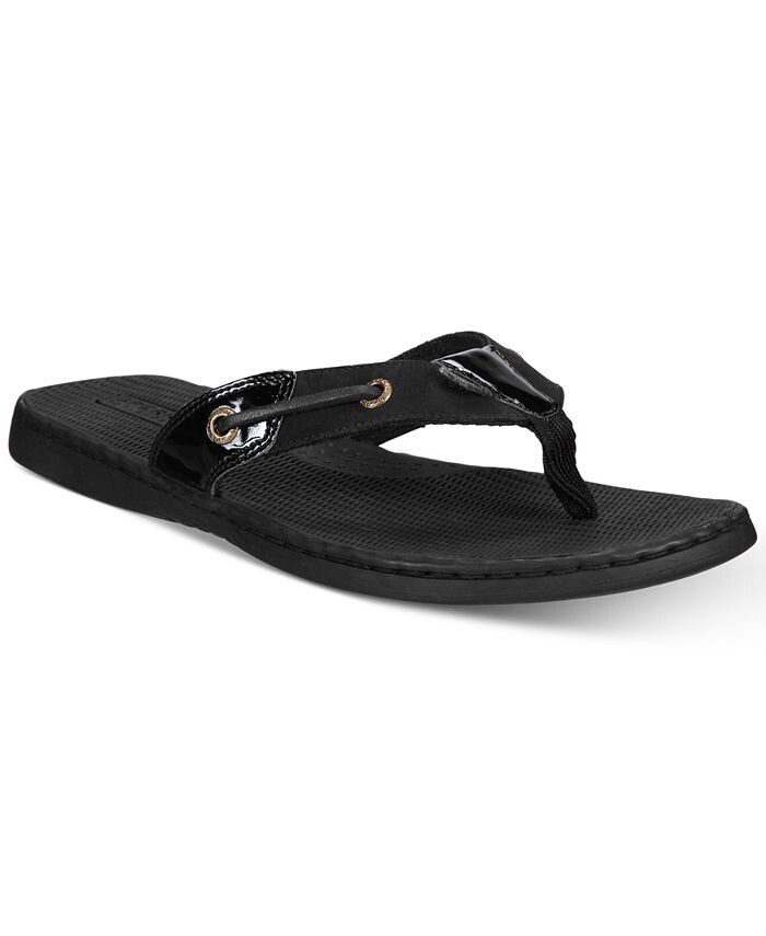 Женские шлепанцы с морской рыбой Sperry, черный