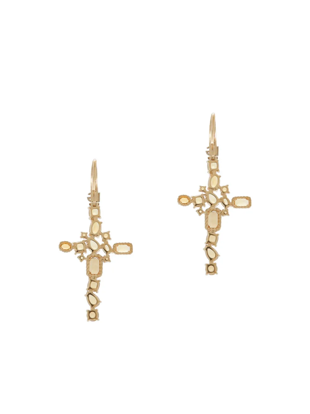Серьги Anna из желтого золота с цитринами DOLCE & GABBANA, золотой — фото 3